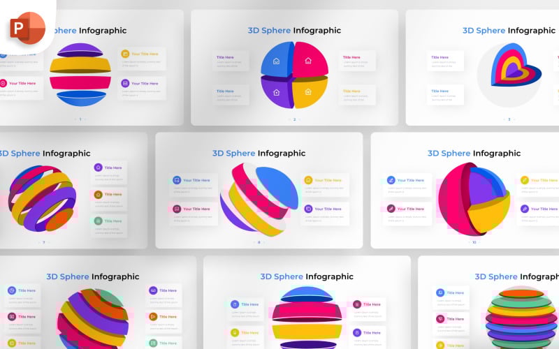 i d sphere powerpoint infographic template original