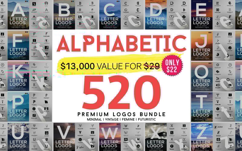 i a to z bundle logo template original