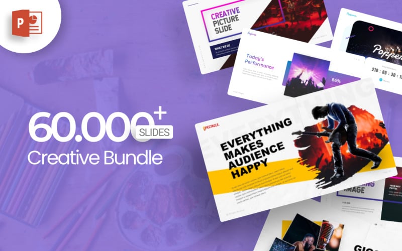 i creative a bundle powerpoint template original