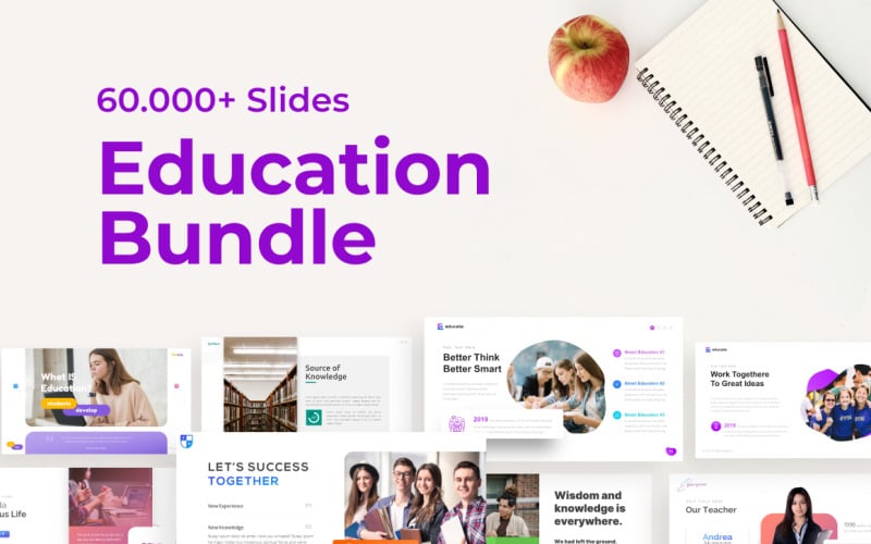 i education bundle powerpoint template original