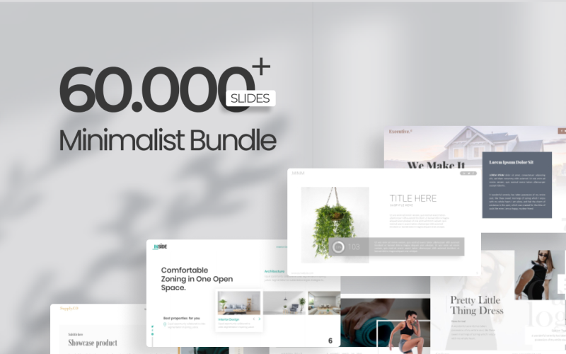 i minimalist bundle powerpoint template original