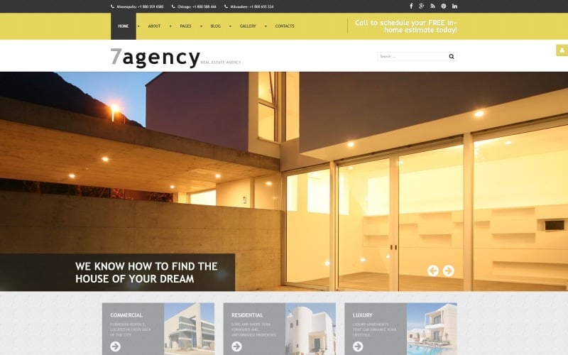 i agency real estate agency modern joomla template original