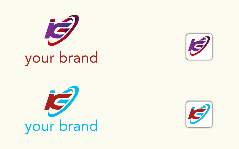 i g creative logo design original