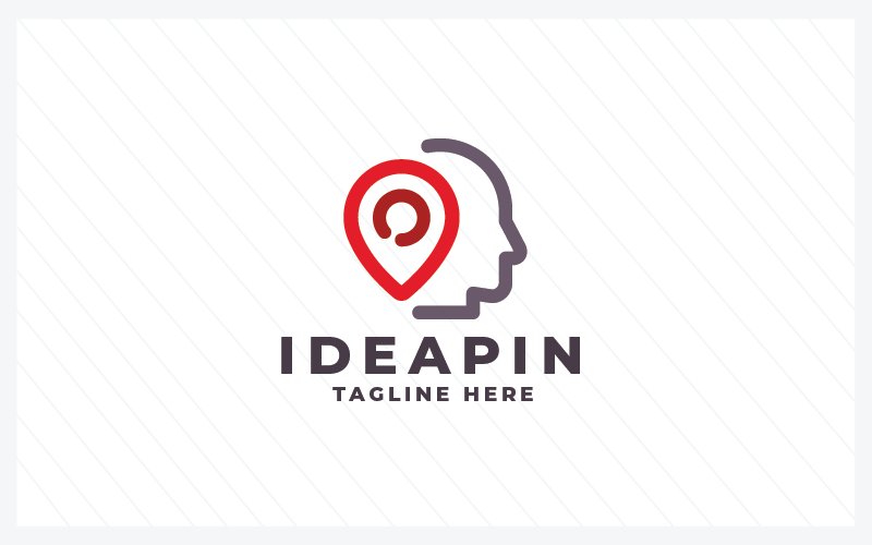 idea pin pro logo template original