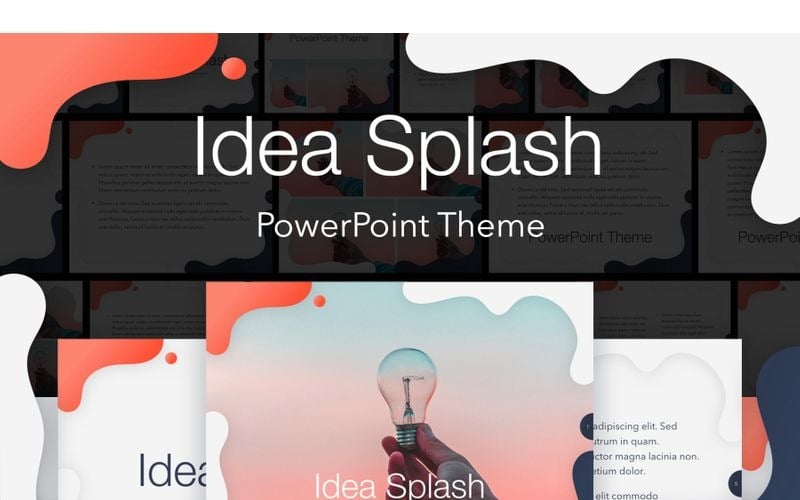 idea splash powerpoint template original