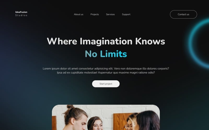 ideafusion creative multipurpose html landing page template original