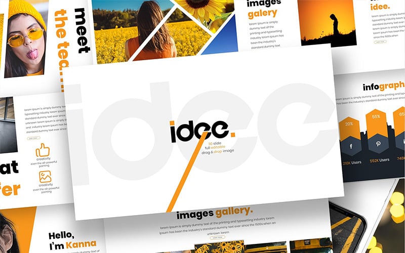 idee powerpoint template original