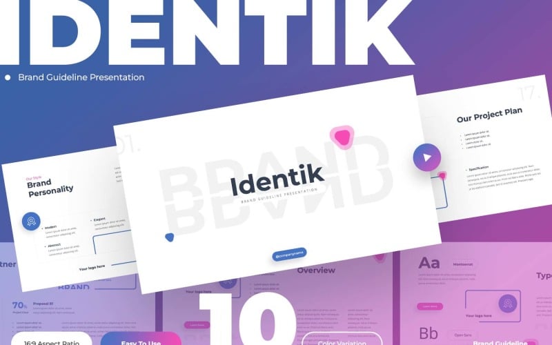 identik brand guideline powerpoint original