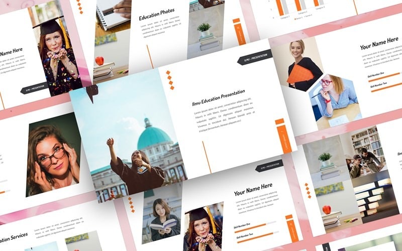 ilmu education powerpoint template original