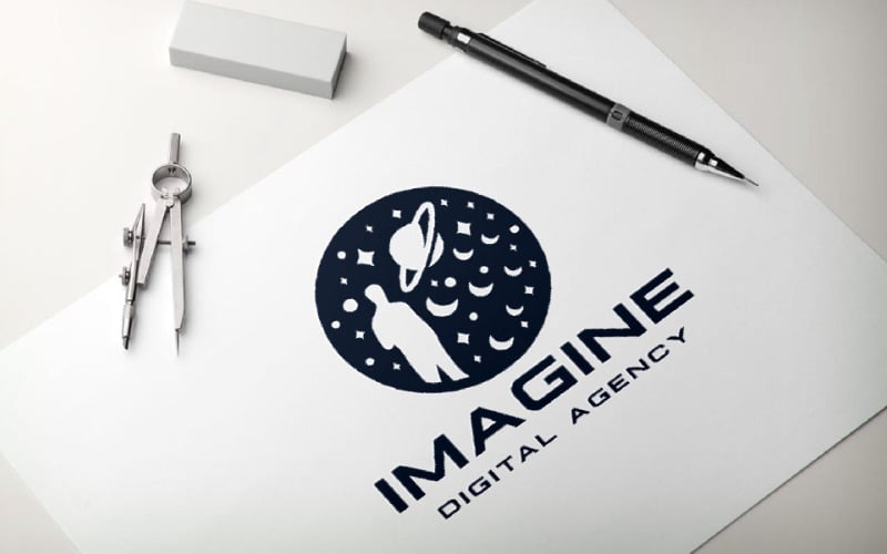 imagine digital agency logo original