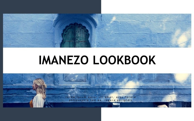 imanezo lookbook presentation powerpoint template original