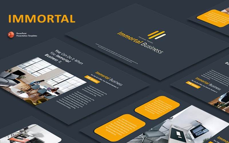 immortal business powerpoint template original