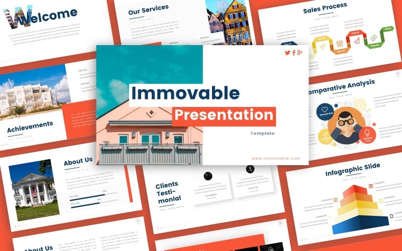 immovable listing presentation powerpoint template original