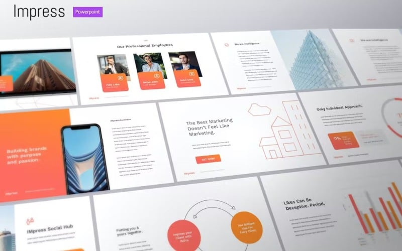 impress digital marketing powerpoint original