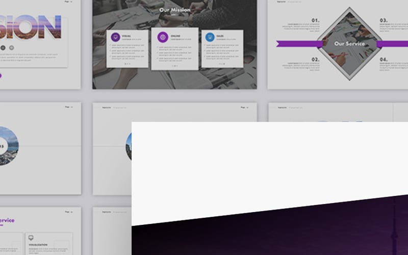 impressive presentation powerpoint template original