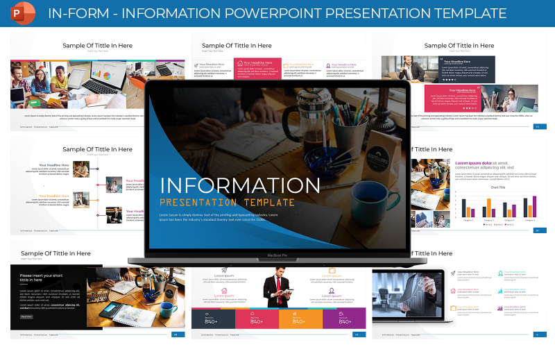 in form information presentation template original