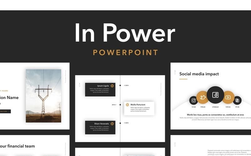 in power powerpoint template original