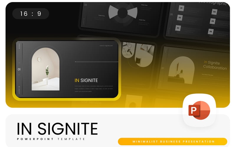 in signite minimalist business powerpoint template original