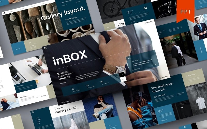 inbox business powerpoint template original