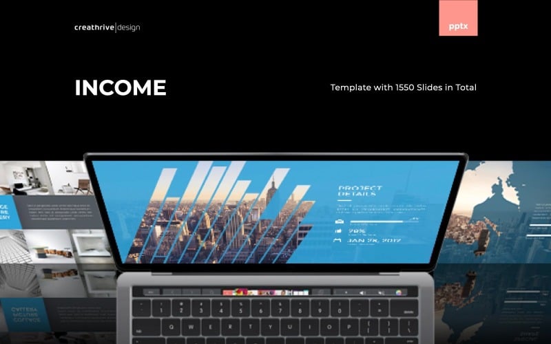 income powerpoint presentation template original
