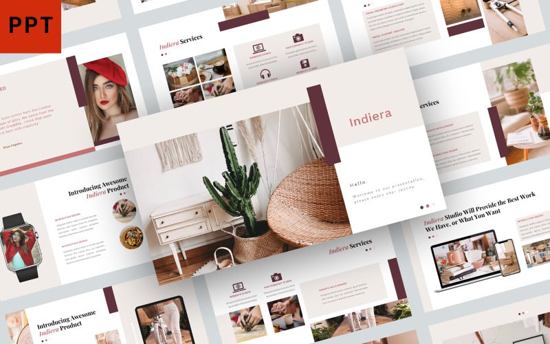 indiera powerpoint template original