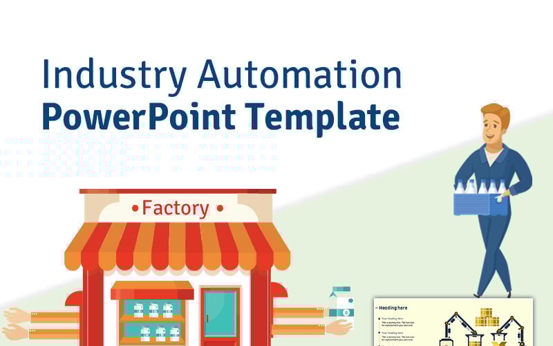industry automation powerpoint template original
