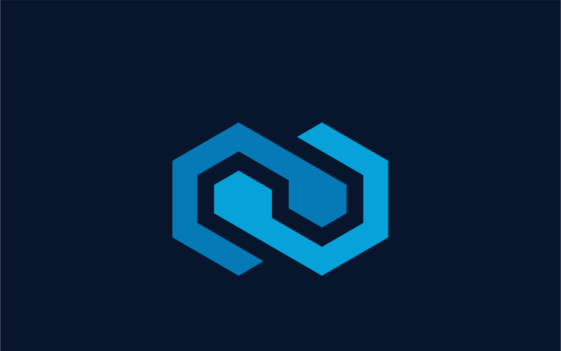 infinite cube logo template original