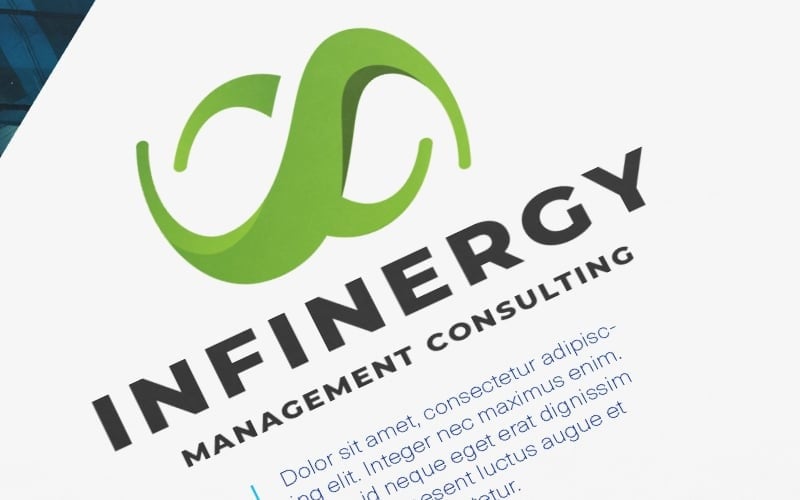 infinity energy pro logo template original