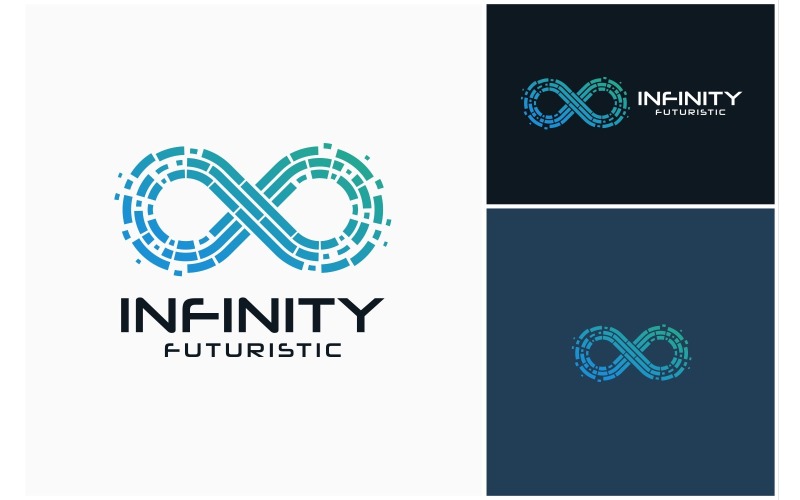 infinity infinite technology digital logo original