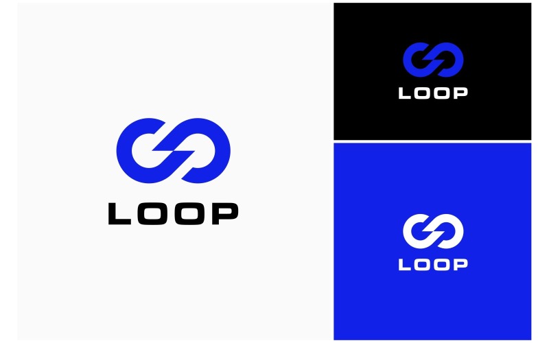 infinity loop mobius modern logo original