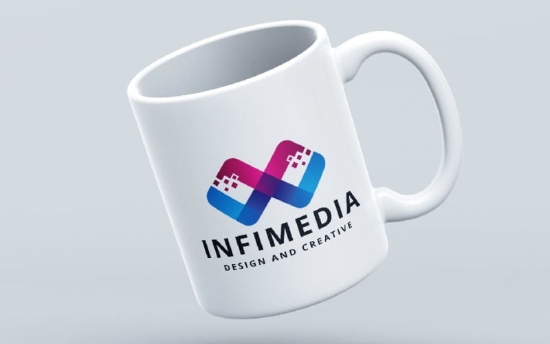 infinity media logo pro template original