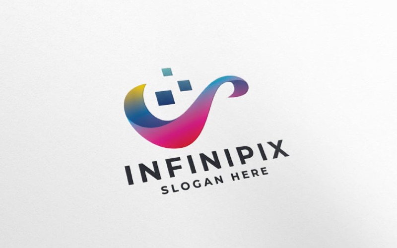 infinity pixel professional logo original
