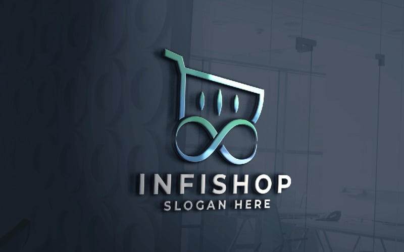infinity shop marketing logo original