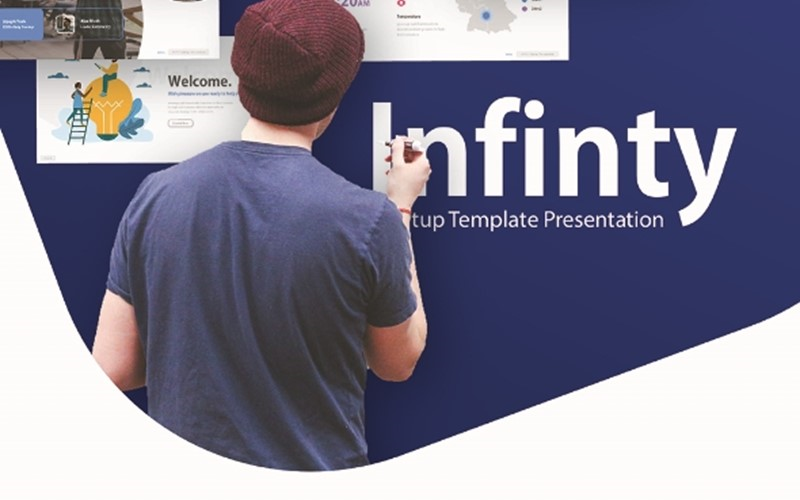 infinity start up presentation fully animated powerpoint template original