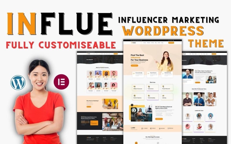 influe a premium wordpress theme for influence marketing seo amp digital agency original