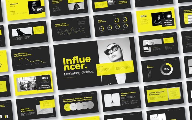 influencer marketing guide presentation template original