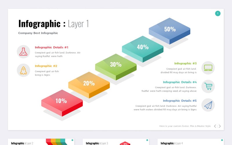 info graphic powerpoint template original