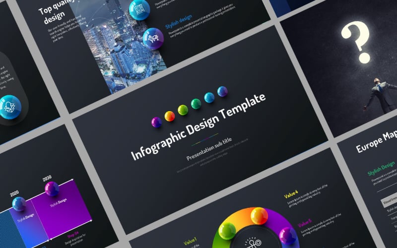 infographic design powerpoint template original