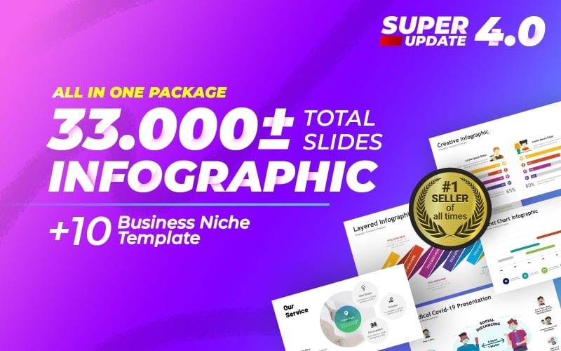 infographic presentation pack asset powerpoint template original