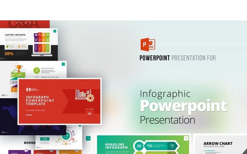 infographic presentation powerpoint template original