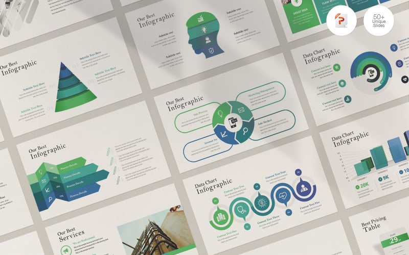 infographic system powerpoint template original