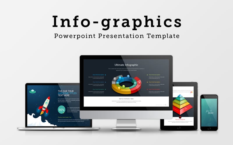 infographics presentation powerpoint template original