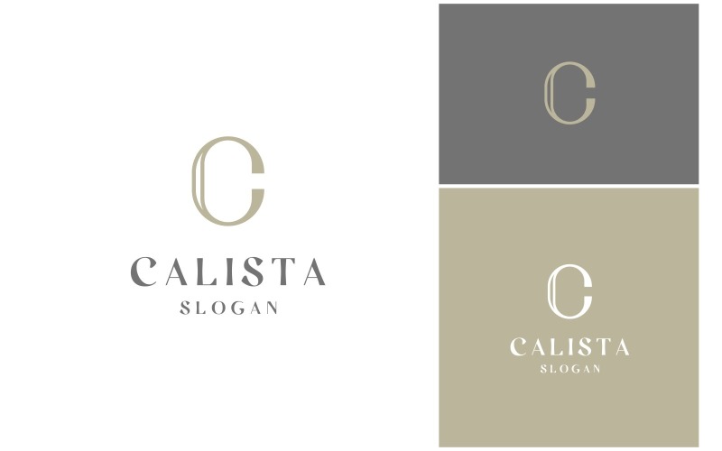 initial letter c luxury logo original