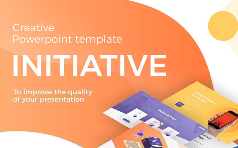 initiative creative powerpoint template original
