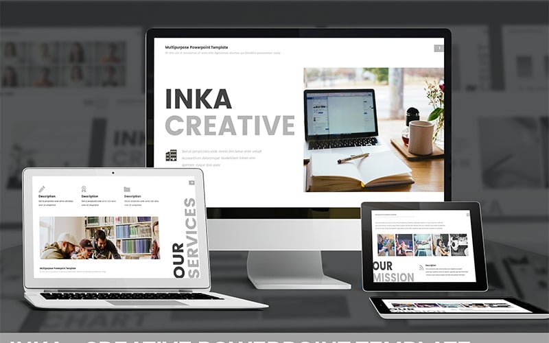 inka creative powerpoint template original
