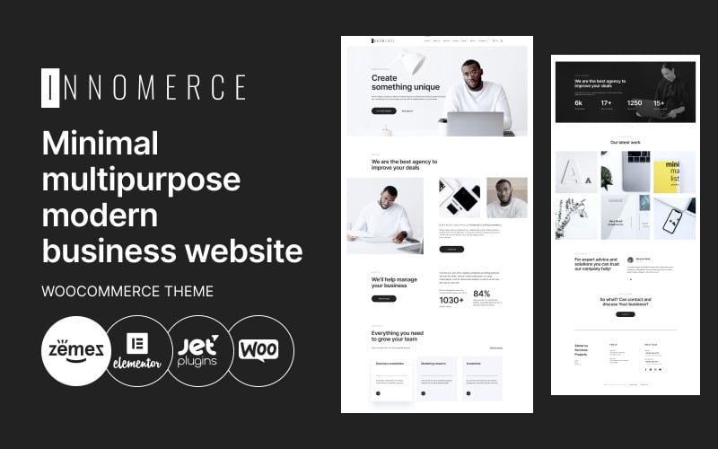 innomerce business multipurpose minimal wordpress elementor theme original