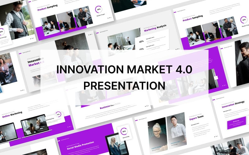 innovation market powerpoint presentation template original