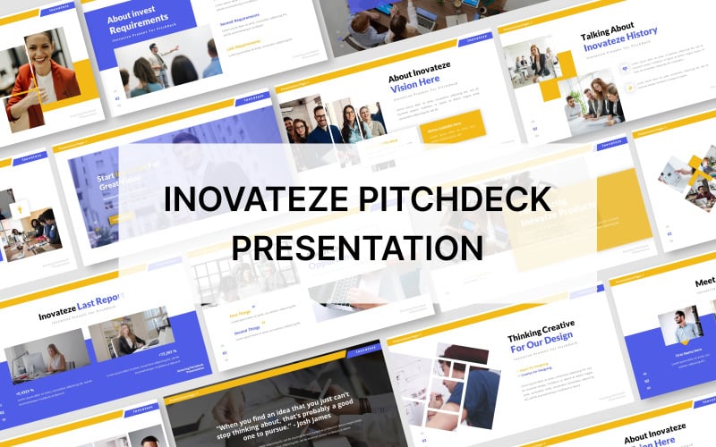 inovateze pitchdeck powerpoint presentation template original