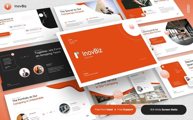 inovbiz business powerpoint template original