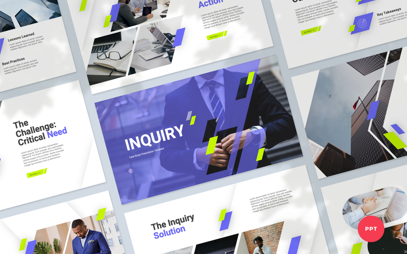 inquiry case study powerpoint template original